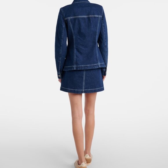 NWT: Veronica Beard Alfie Denim Jacket size S - Picture 3 of 5